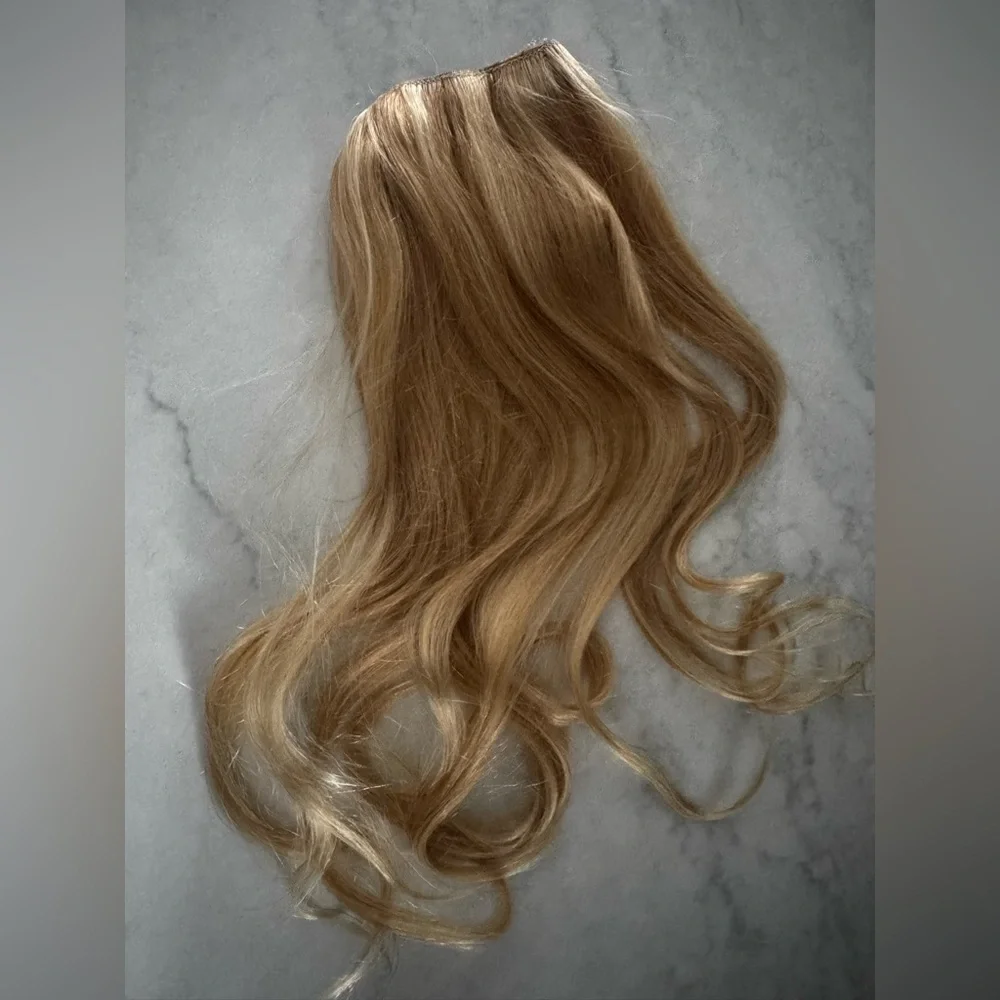 Blonde Hair Halo/Clip In Extension NIB
